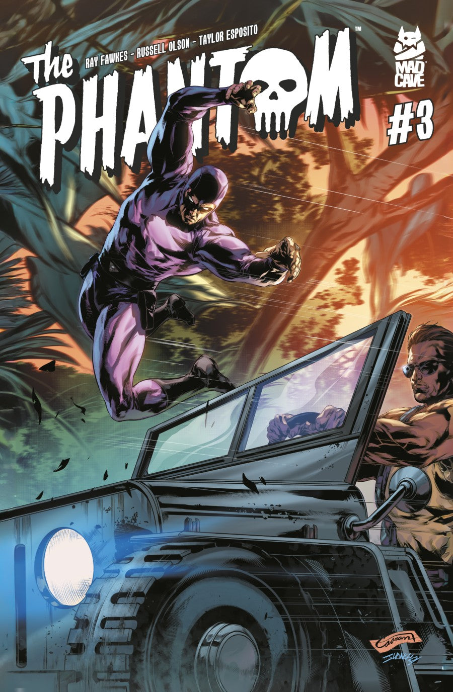 The Phantom #3 Cover B Caanan White Sequential Battle Variant