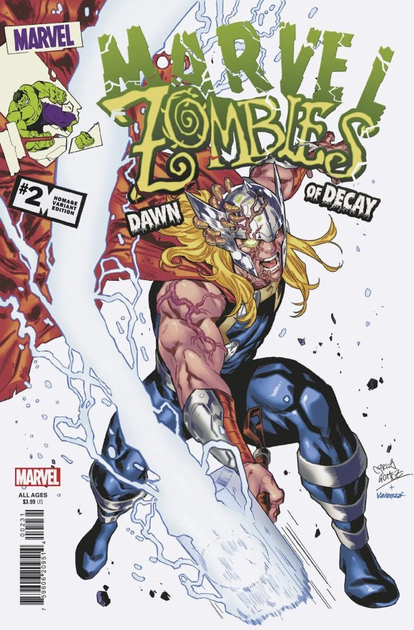 Marvel Zombies: Dawn of Decay #2 Carlos Gómez Homage Variant