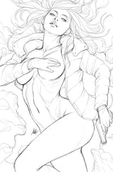 Gun Honey: Doubles Down #1 Cover L Stanley 'Artgerm' Lau Black & White Virgin Variant