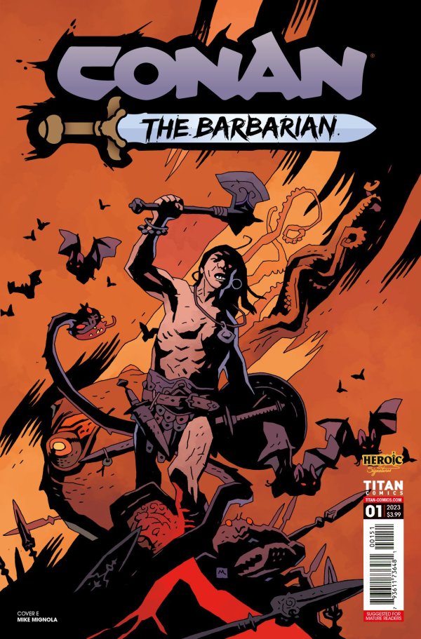 Conan the Barbarian #1 Cover E Mignola