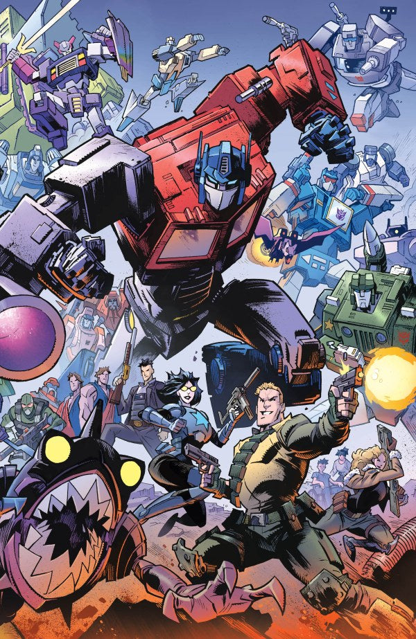G.I. Joe #8 Cover G Jason Howard Energon Universe Second Anniversary Connecting Virgin Variant
