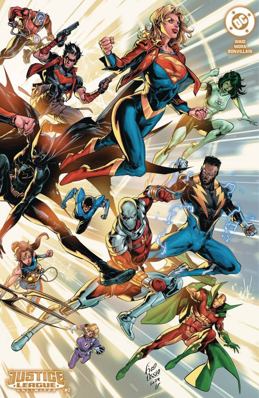 Justice League Unlimited #2 Cover F Fico Ossio Raised UV Wraparound Foil