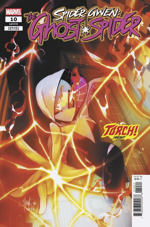 Spider-Gwen: The Ghost-Spider #10 Mirka Andolfo Torch! Variant