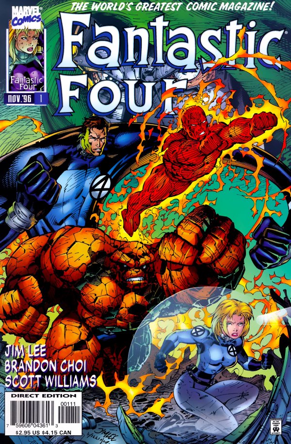 Fantastic Four #1 Jim Lee Cover (1996)