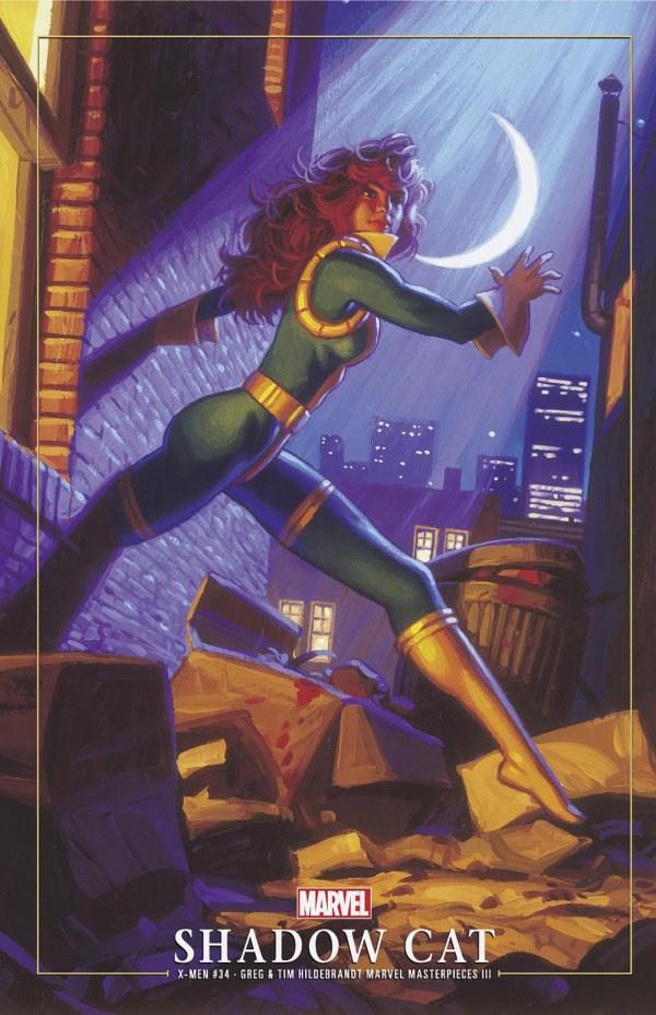 X-Men #34 Greg & Tim Hildebrandt Shadowcat Marvel Masterpieces III Variant