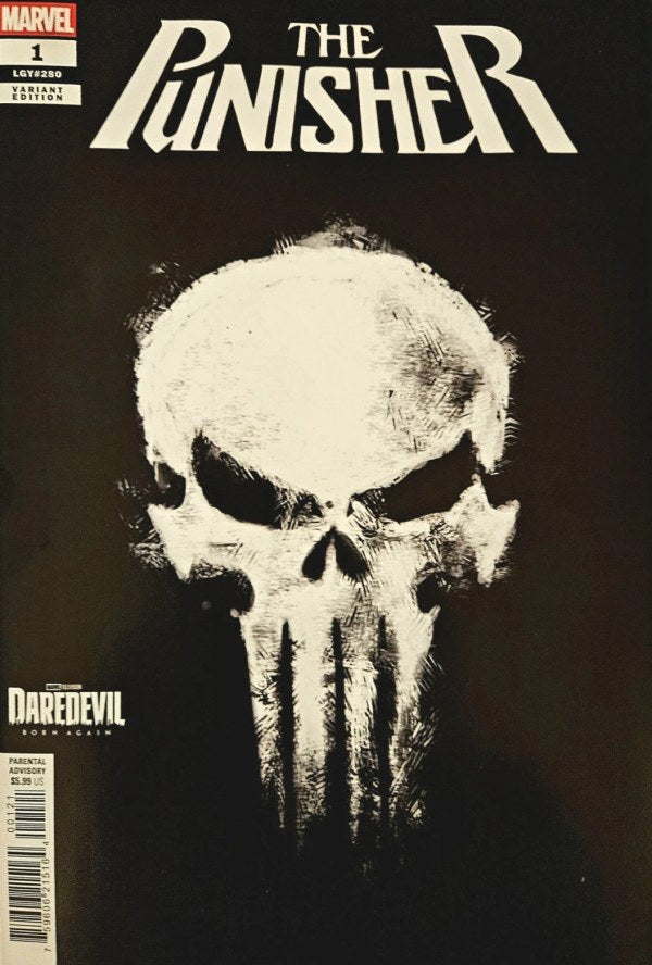 Punisher #1 Adam Ross Marvel Television Logo Variant