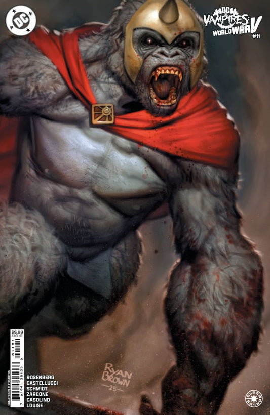 DC vs. Vampires: World War V #11 Cover B Ryan Brown Variant