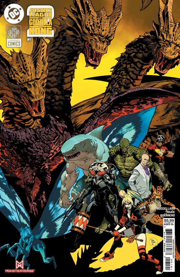 Justice League vs. Godzilla vs. Kong 2 #1 Cover B Dan Mora Variant