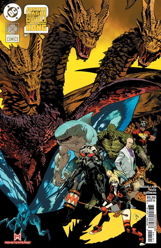 Justice League vs. Godzilla vs. Kong 2 #1 Cover B Dan Mora Variant