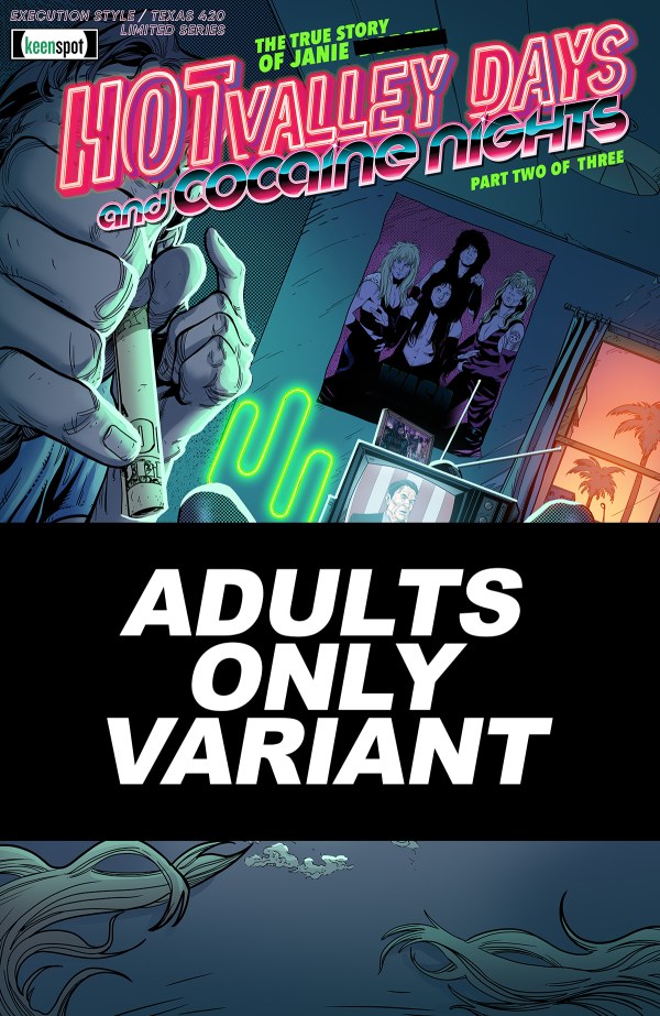 Hot Valley Days and Cocaine Nights #2 Cover B Farid Karami Adults Only Variant