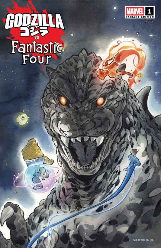 Godzilla vs. Fantastic Four #1 Peach Momoko Variant