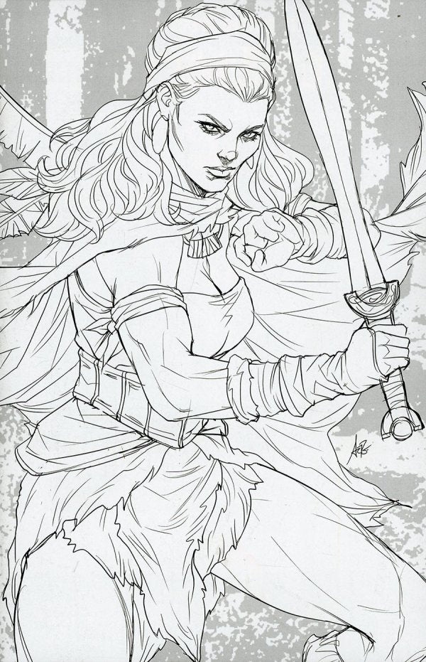 Conan the Barbarian #1 Cover M 1:100 Stanley 'Artgerm' Lau Sketch Virgin Variant