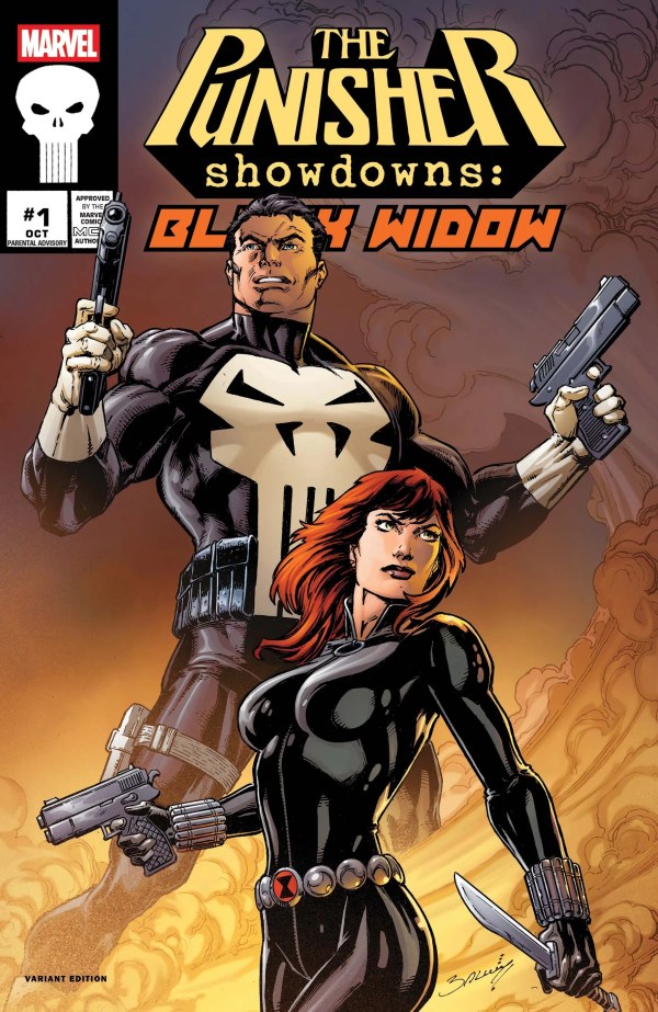 Punisher Showdowns: Black Widow #1 Mark Bagley Variant