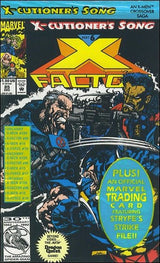 X-Factor #85 Direct Edition Polybagged with Trading Card