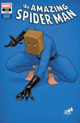 The Amazing Spider-Man #33 David Nakayama Color Block Blue Variant