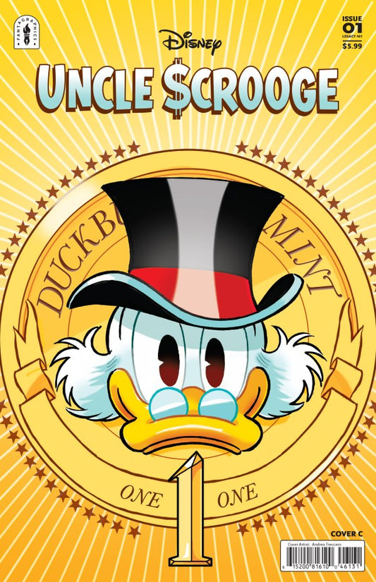 Uncle Scrooge #1 Cover C Andrea Freccero Variant