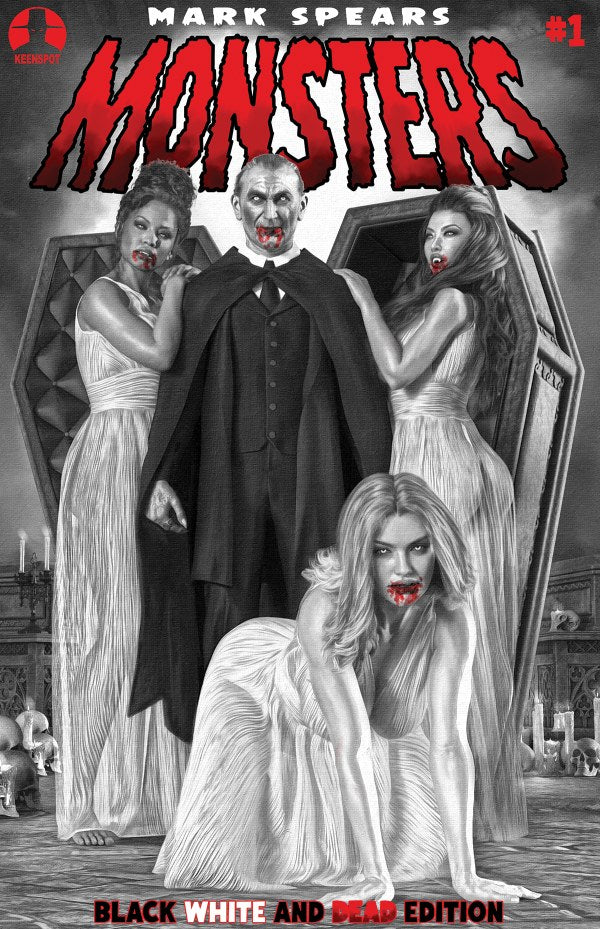 Mark Spears Monsters: Black, White & Dead Edition #1 Cover C Mark Spears Variant