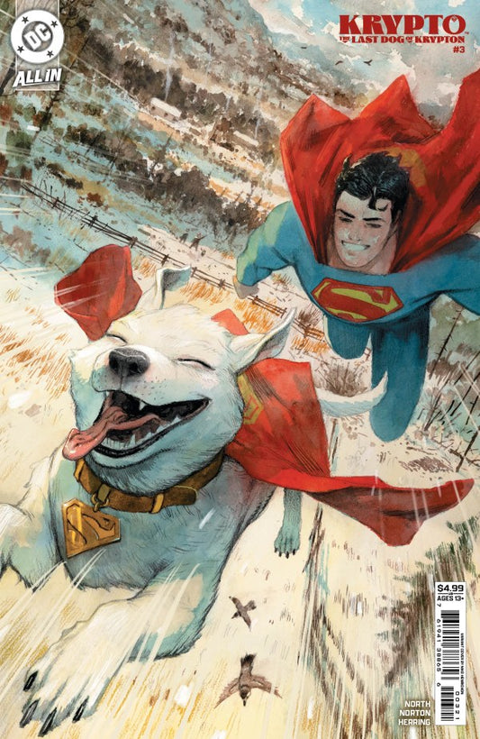 Krypto: The Last Dog of Krypton #3 Cover B Niko Henrichon Variant