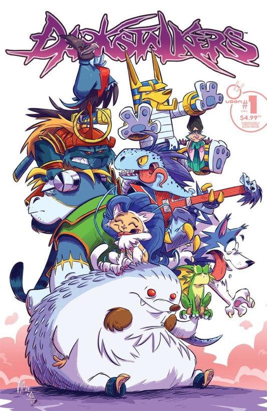 Darkstalkers X Street Fighter: Blood Throne #1 Cover C Dax Gordine Variant