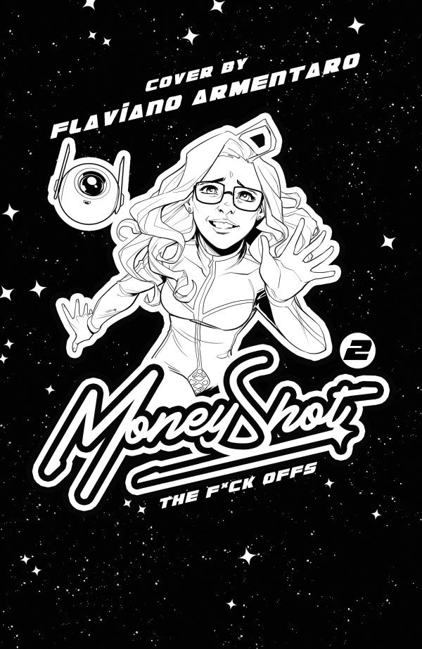 Money Shot: The F*ck Offs #2 Cover F Flaviano Armentaro NSFW Black Bag Virgin Variant