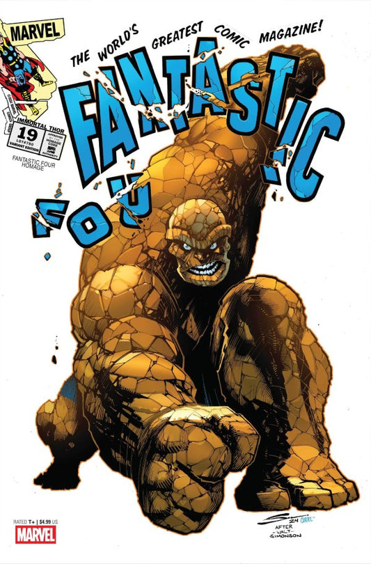 The Immortal Thor #19 Gerardo Sandoval Fantastic Four Homage Variant
