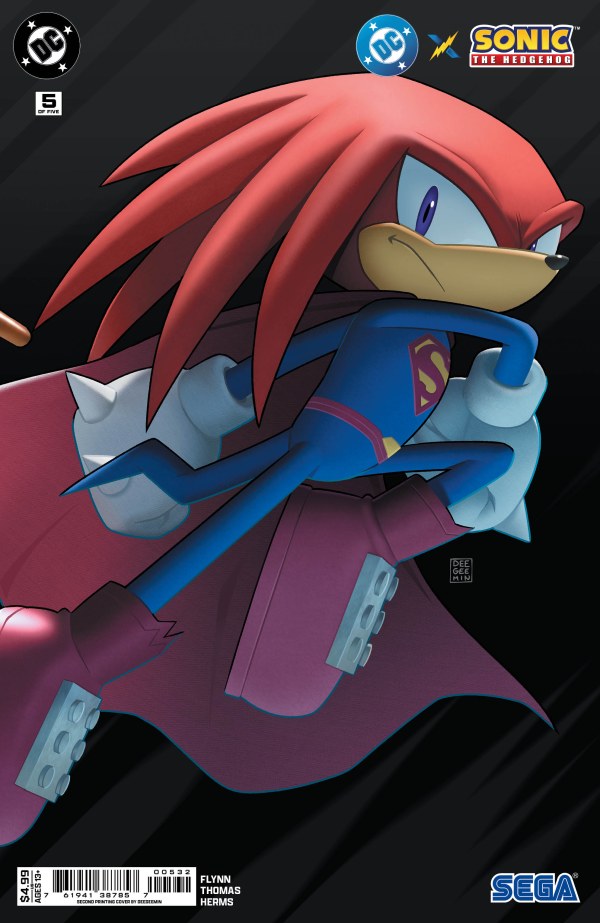 DC x Sonic the Hedgehog #1-5 Min Ho Kim Connecting Full Set
