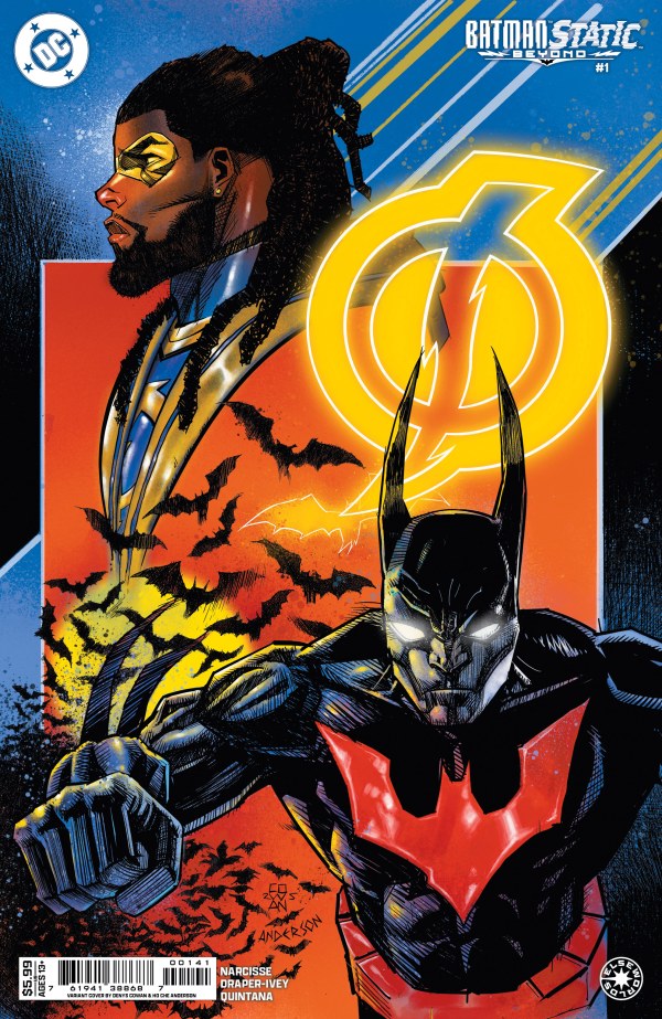 Batman / Static: Beyond #1 Cover E Denys Cowan Variant