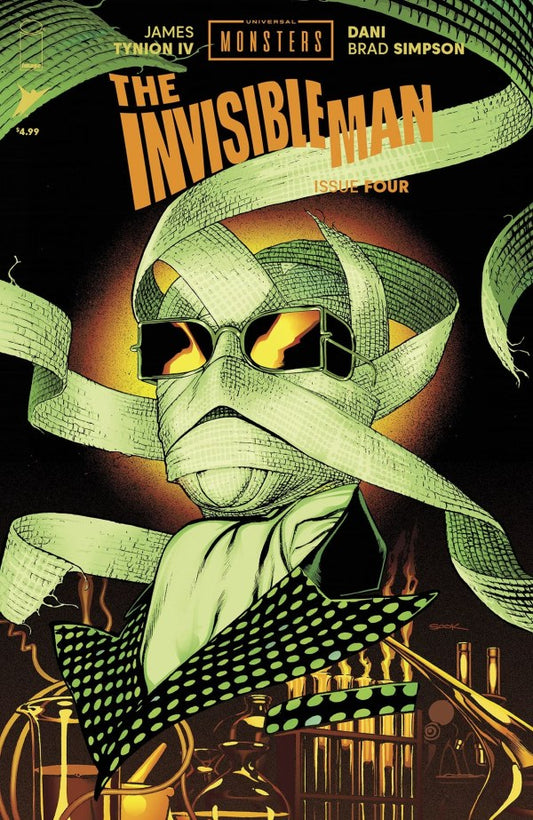 Universal Monsters: The Invisible Man #4 Cover B Ryan Sook Dull UV Variant
