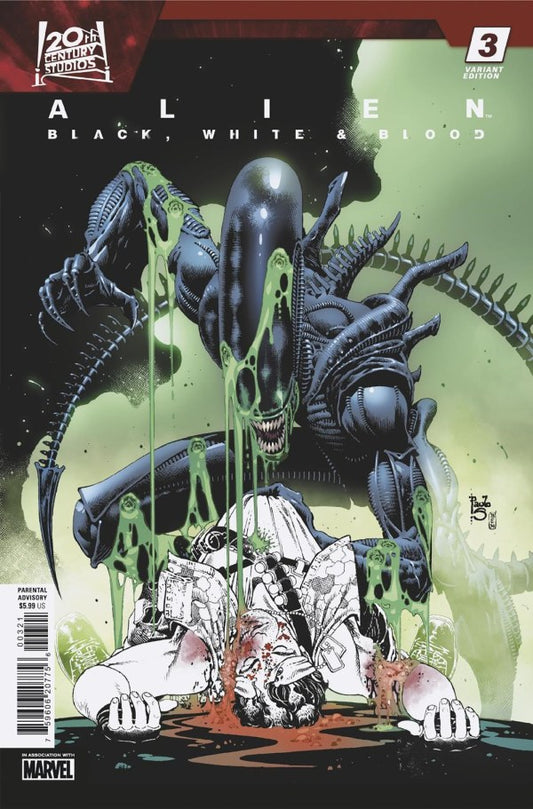 Alien: Black, White & Blood #3 variant edition