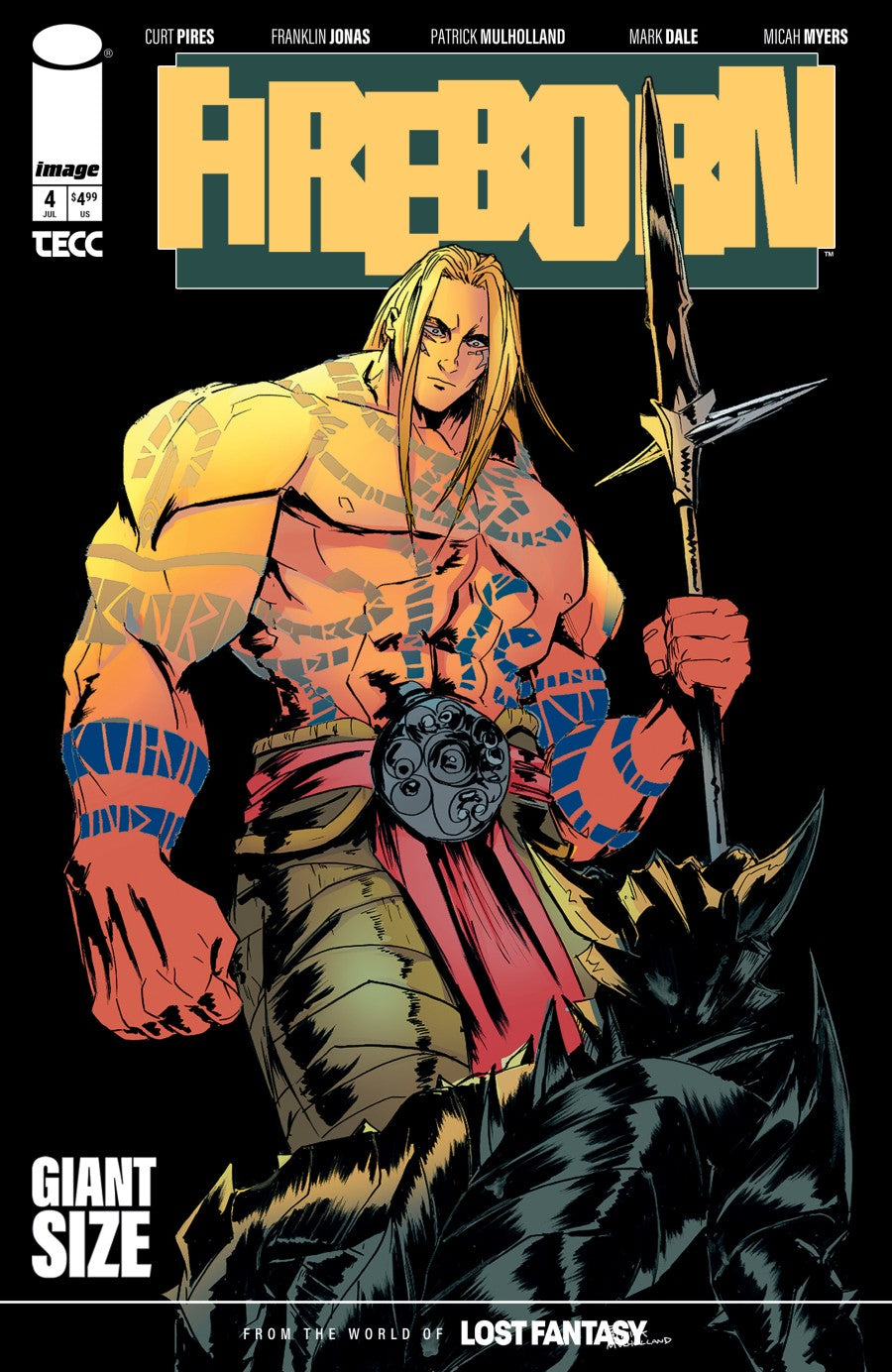 Fireborn #4 Cover B Patrick Mulholland Variant
