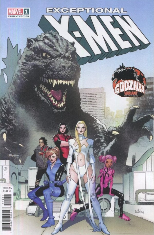 Exceptional X-Men #1 Leinil Francis Yu Godzilla Variant