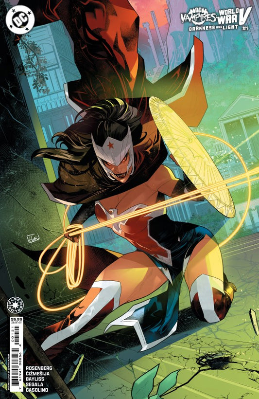 DC vs. Vampires: World War V – Darkness and Light #1 Cover B Edwin Galmon Connecting