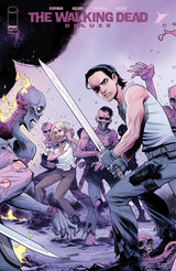The Walking Dead Deluxe #136 Cover C Cliff Rathburn Connecting Variant