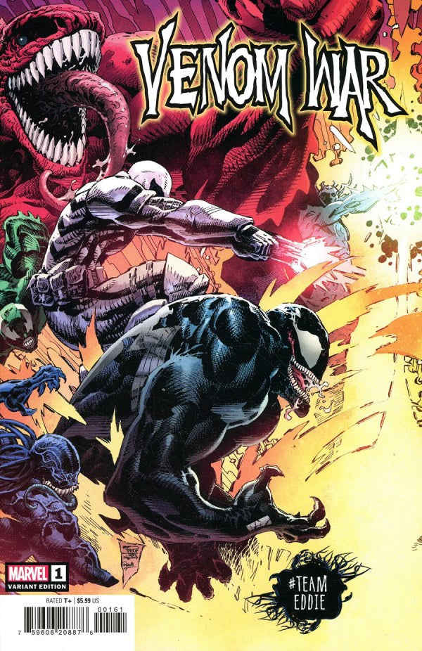 Venom War #1 Philip Tan #TeamEddie Connecting Variant