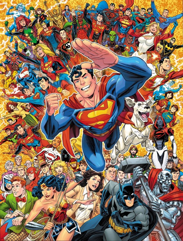 Superman Treasury 2025: Hero for All #1 Cover C Scott Koblish Friends and Foes Wraparound Variant