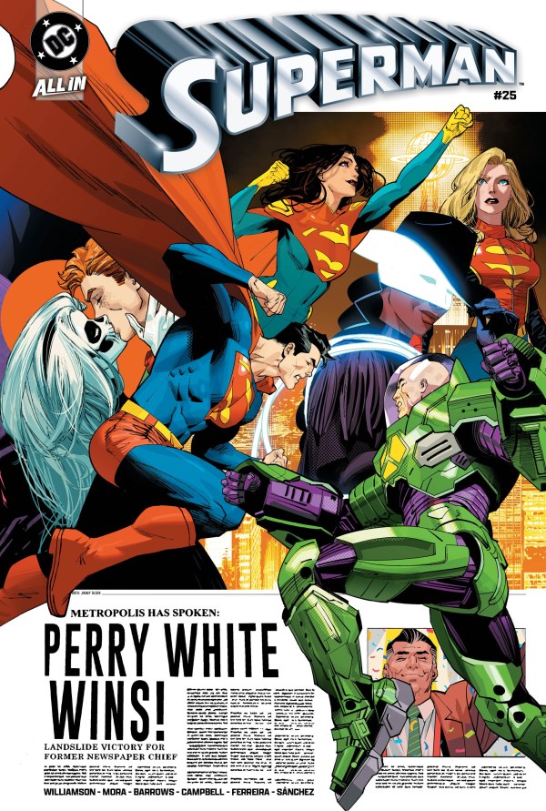 Superman #25 Cover H Dan Mora Foil Variant