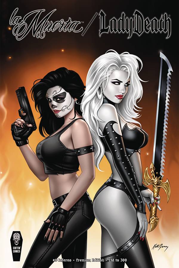 La Muerta / Lady Death #1 Inferno Cover C Keith Garvey Premium Card Stock Variant