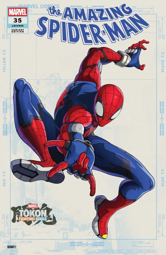 The Amazing Spider-Man #35 Marvel Games Marvel Tōkon: Fighting Souls Variant