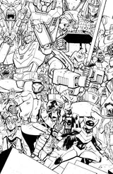 Void Rivals #31 Cover I Tom Reilly Black & White Energon Universe Third Anniversary Connecting Virgin Variant