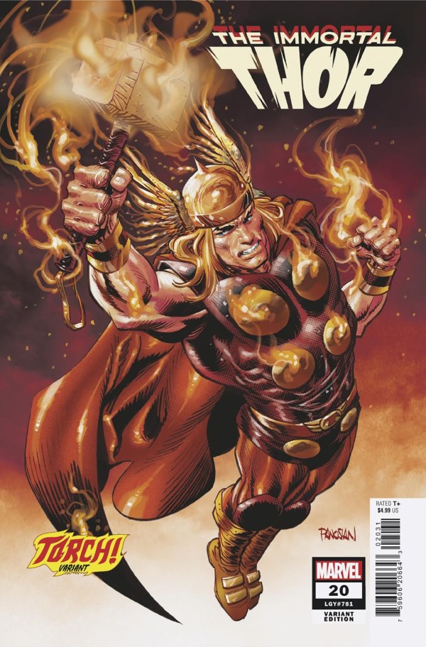 The Immortal Thor #20 Dan Panosian Torch! Variant