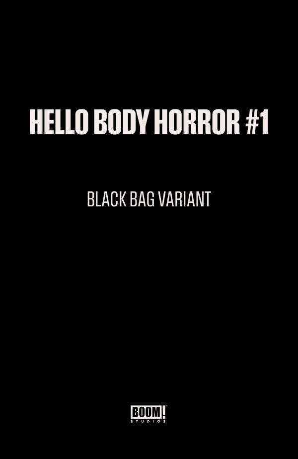 Hello Body Horror #1 Cover C Jonathan Wayshak Black Bag Variant