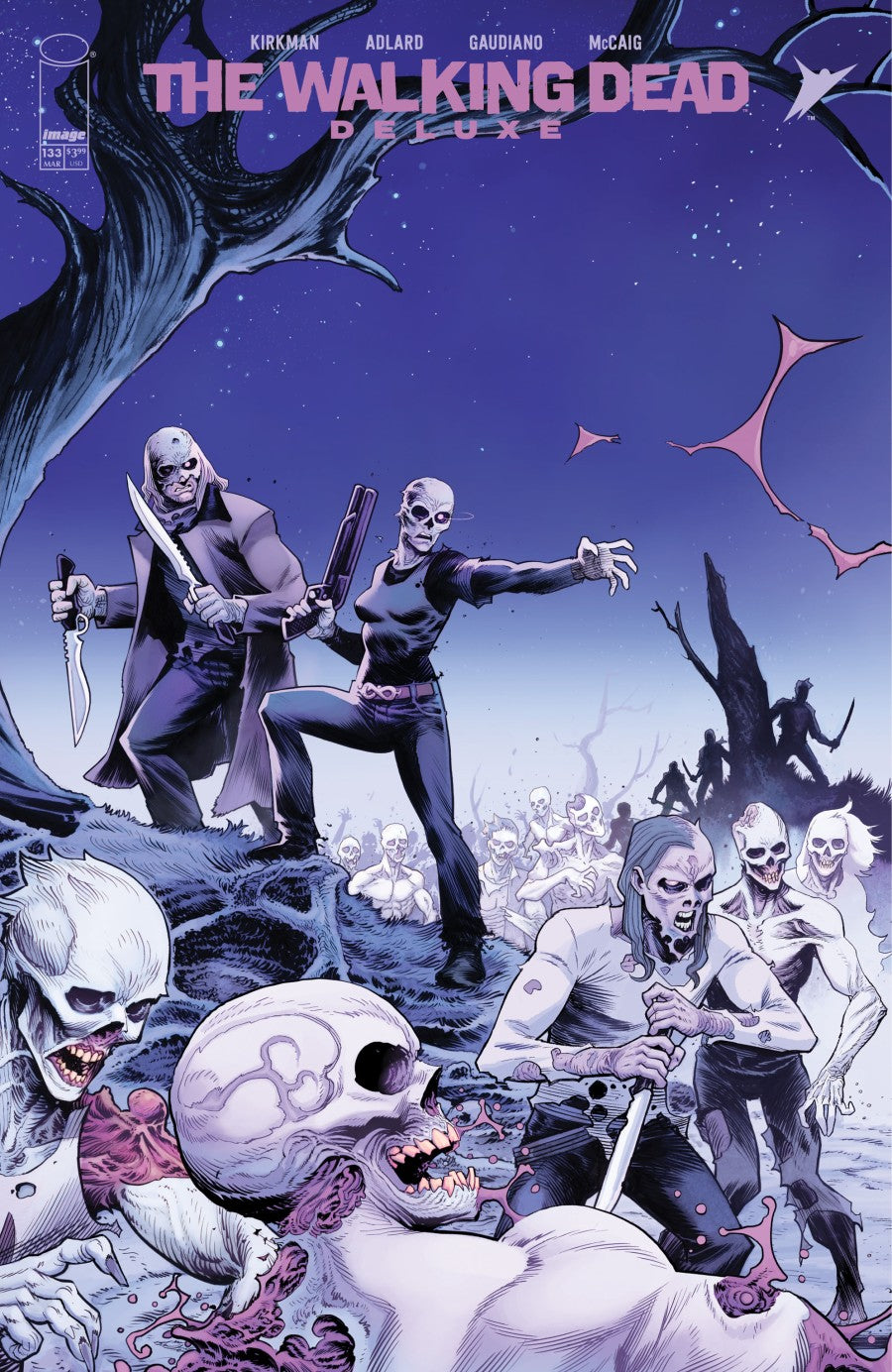 The Walking Dead Deluxe #133 Cover C Cliff Rathburn Connecting Variant