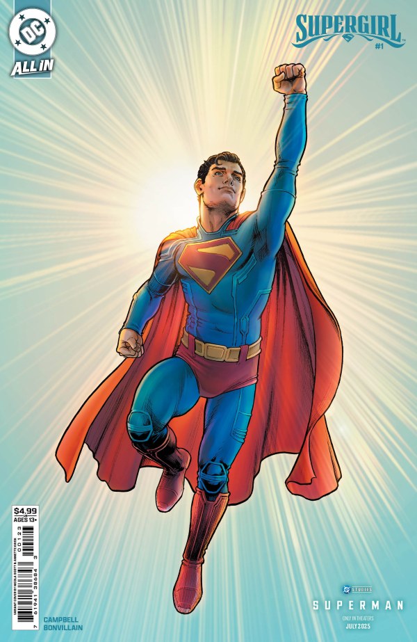 Supergirl #1 Cover I Nicola Scott Superman Movie Variant