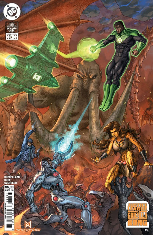 Justice League vs. Godzilla vs. Kong 2 #5 Cover B Alan Quah Connecting Variant