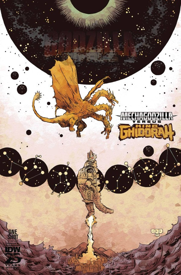 Godzilla Rivals: Mechagodzilla vs. King Ghidorah #1 Cover B Jesse Lonergan Variant