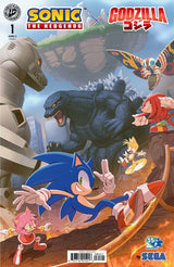 Sonic the Hedgehog x Godzilla #1 Cover C Min Ho Kim Variant
