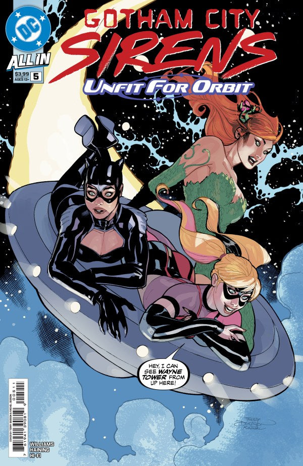 Gotham City Sirens: Unfit for Orbit #1-5 Main Cover Full Set
