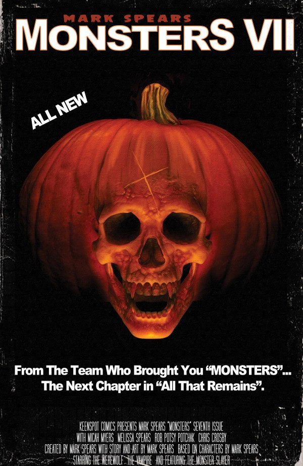 Mark Spears Monsters #7 Cover C Mark Spears Halloween II Homage Variant