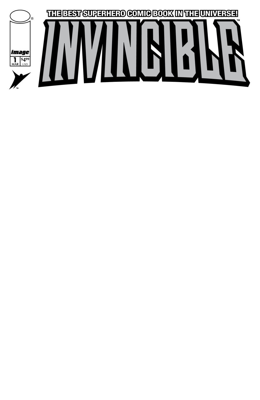 Invincible #1 Cover D Blank 2026 Edition