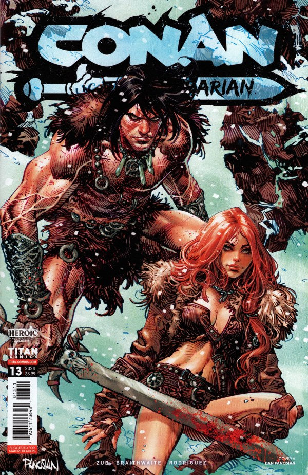 Conan the Barbarian #13 Signed & Remarks by Dan Panosian CGC 9.6
